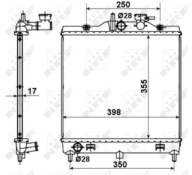 NRF Radiateur 53489