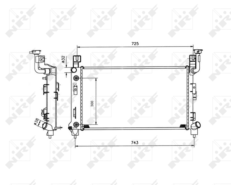 Radiateur NRF 53501