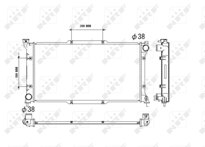 NRF Radiateur 53512