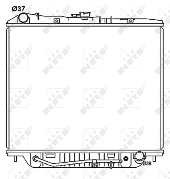 NRF Radiateur 53516