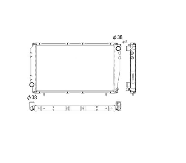 NRF Radiateur 53528