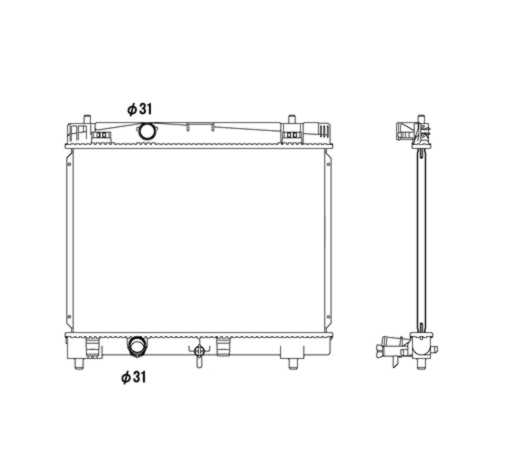 NRF Radiateur 53533