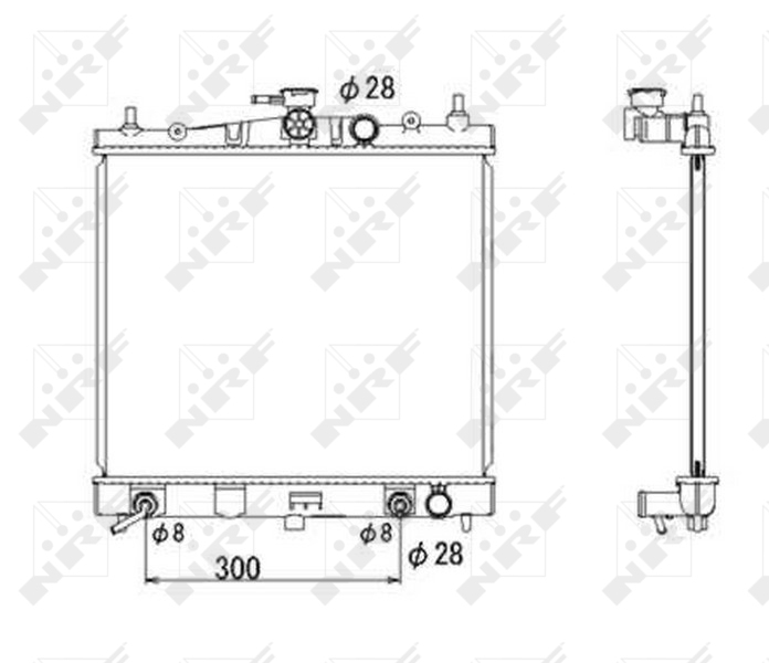 Radiateur NRF 53535