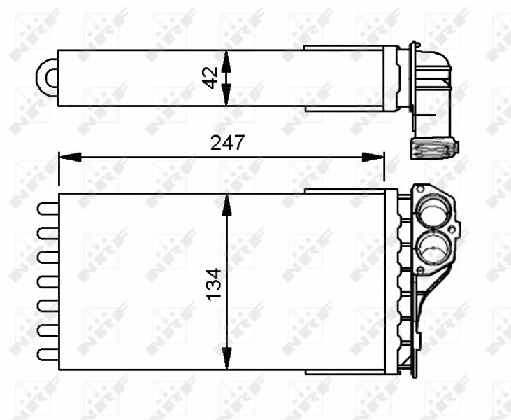 NRF Kachelradiateur 53557