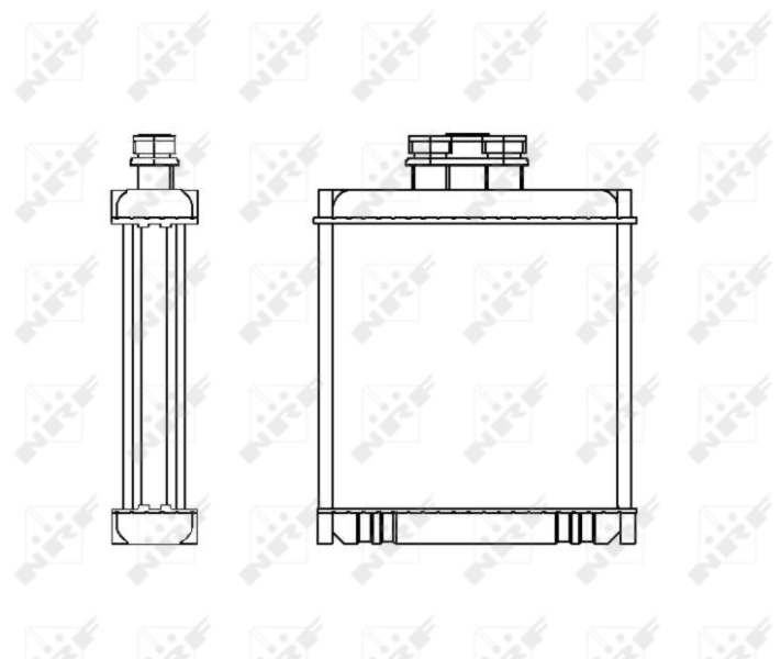 NRF Kachelradiateur 53558