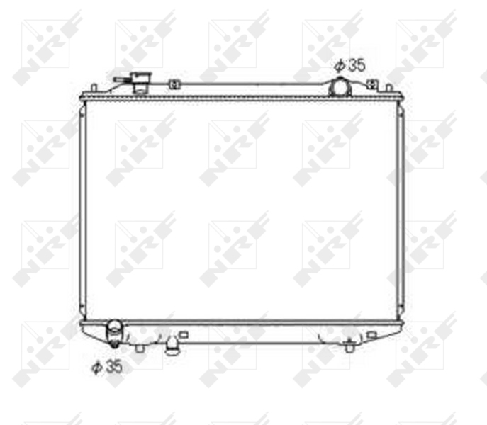 NRF Radiateur 53567