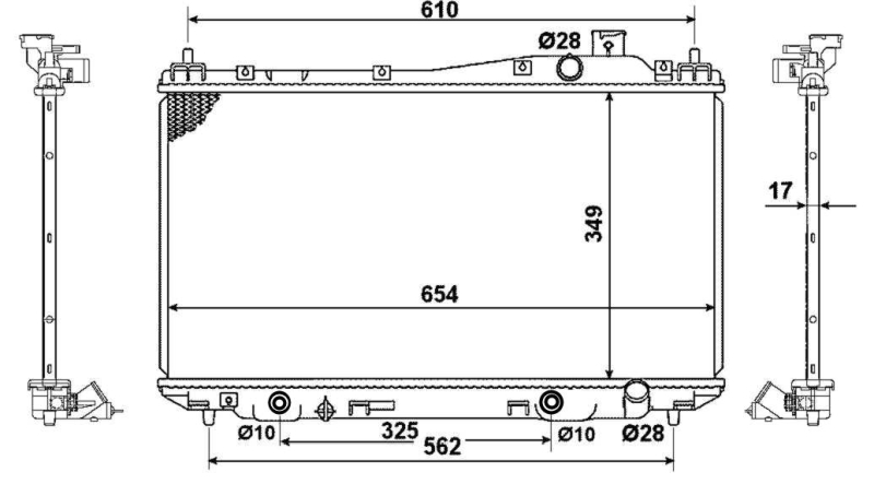 NRF Radiateur 53570