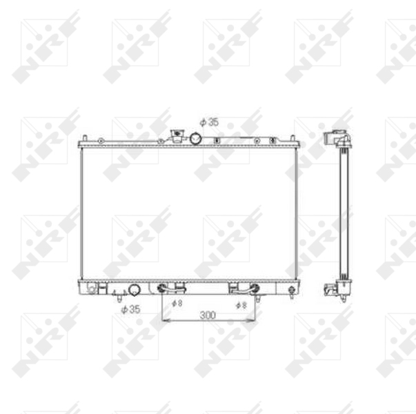 NRF Radiateur 53594