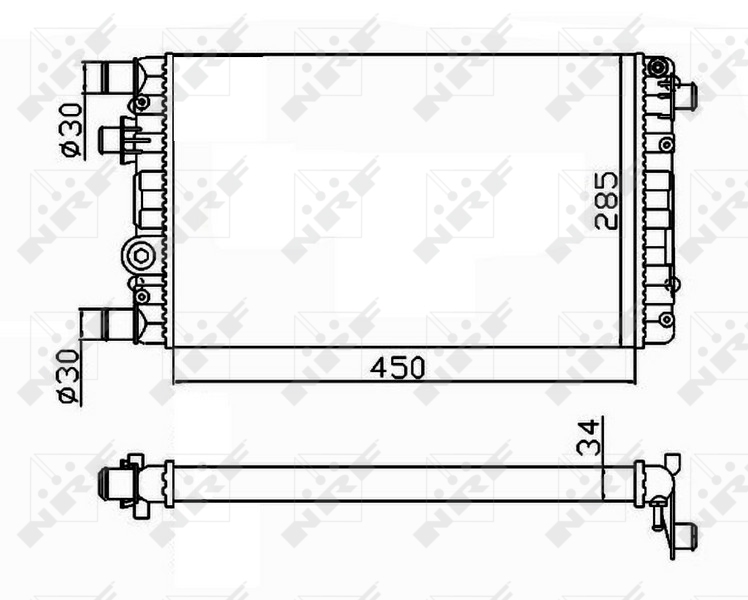 NRF Radiateur 53602