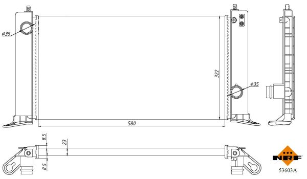 NRF Radiateur 53603A