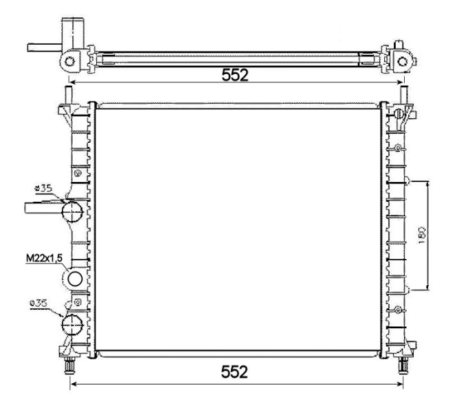 NRF Radiateur 53607