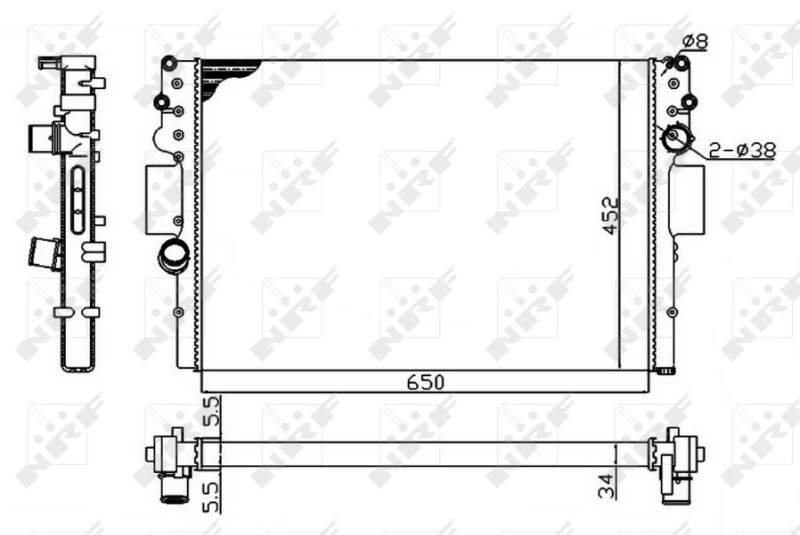 NRF Radiateur 53614A