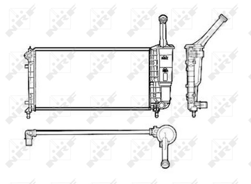 NRF Radiateur 53616