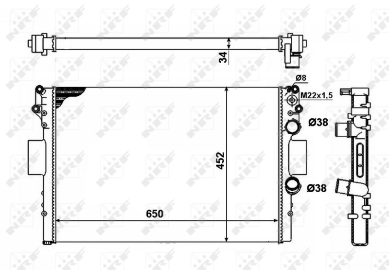 NRF Radiateur 53623A