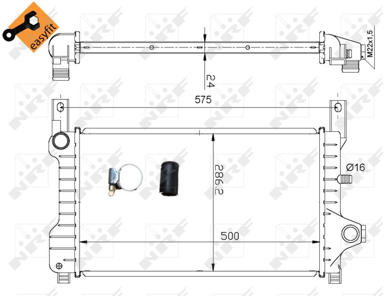 Radiateur NRF 53635