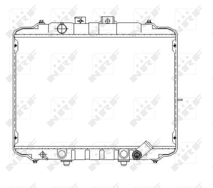 NRF Radiateur 53650