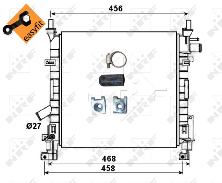 NRF Radiateur 53651