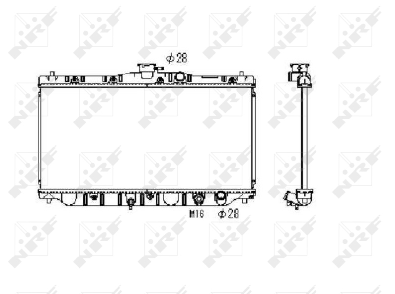 Radiateur NRF 536711