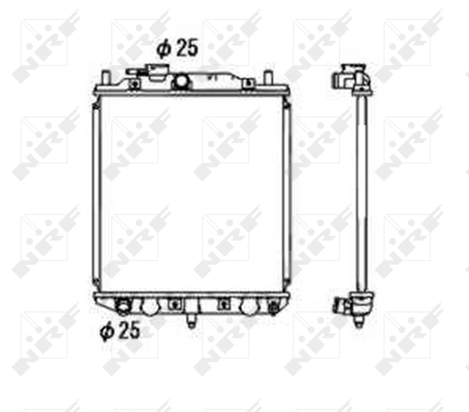 Radiateur NRF 53673