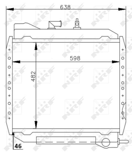 NRF Radiateur 53714