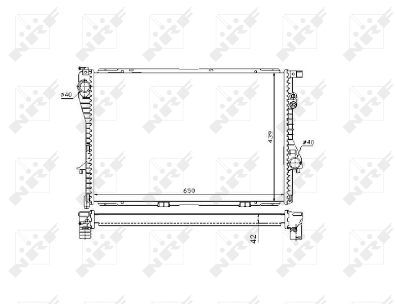 Radiateur NRF 53721