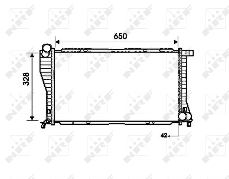 NRF Radiateur 53723