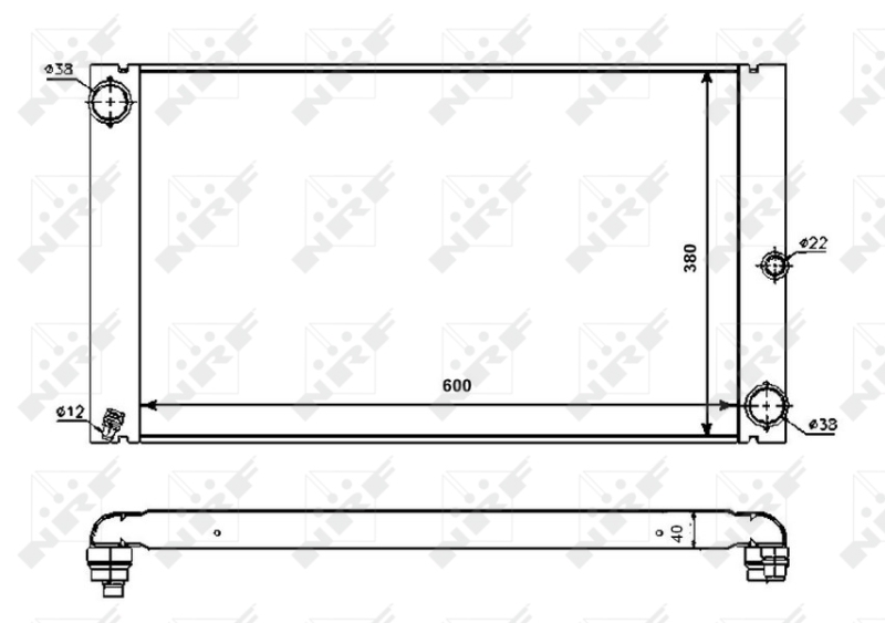 Radiateur NRF 53725