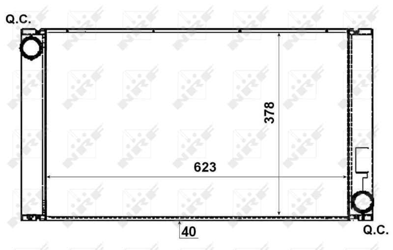 Radiateur NRF 53731