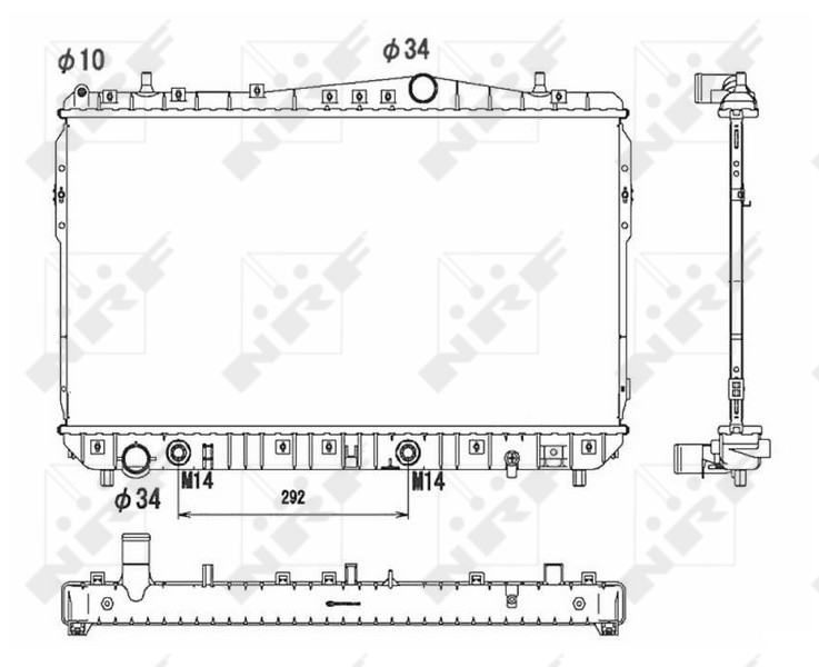 NRF Radiateur 53732