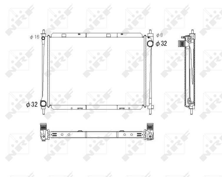 NRF Radiateur 53759