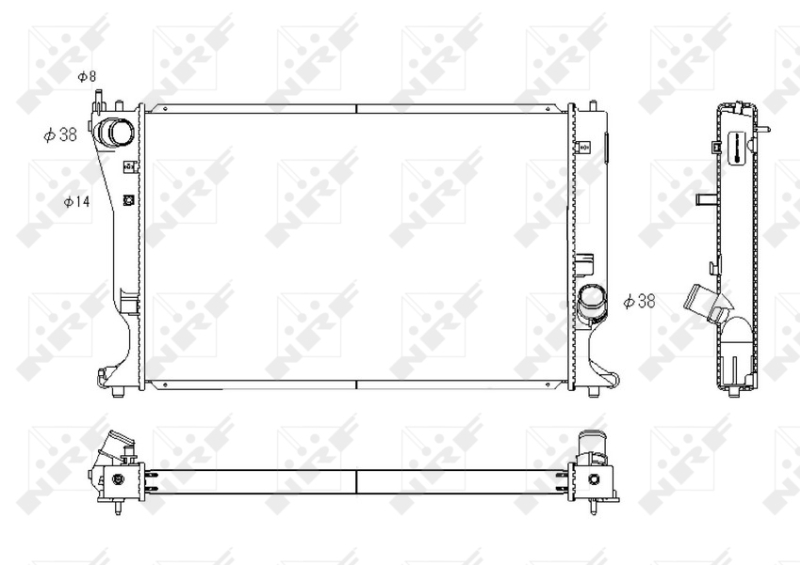 NRF Radiateur 53767