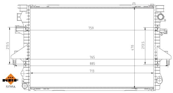 NRF Radiateur 53795A