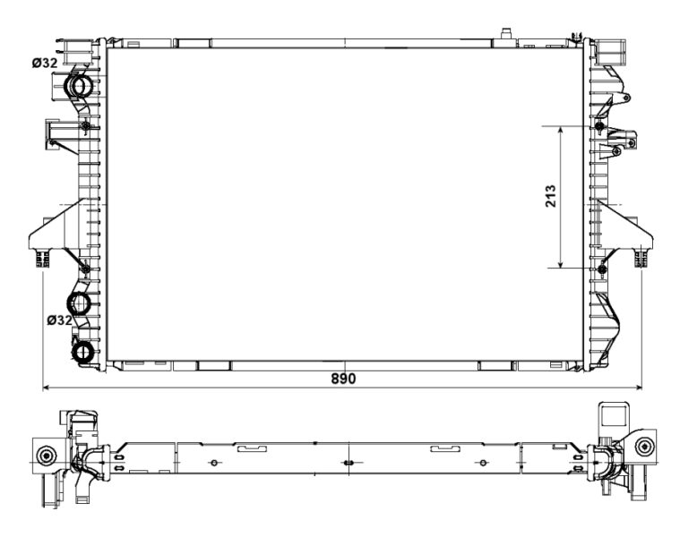 NRF Radiateur 53796