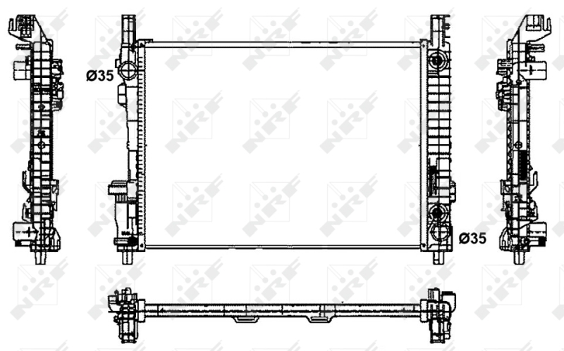 NRF Radiateur 53800