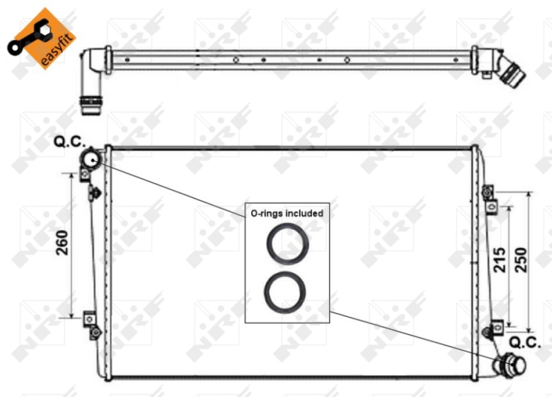 NRF Radiateur 53813