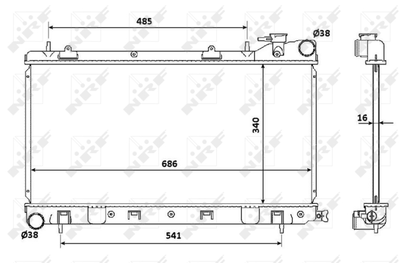 Radiateur NRF 53815