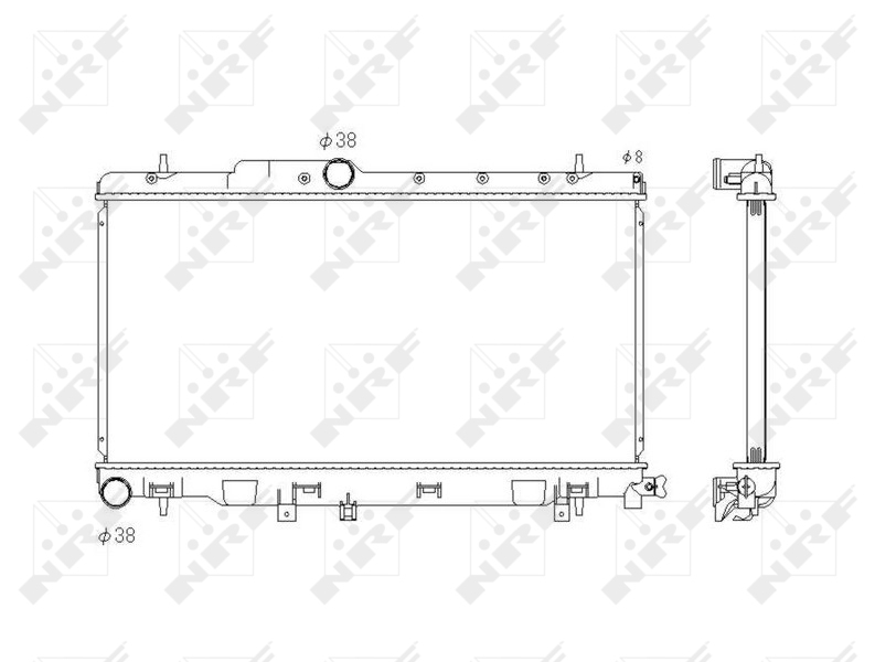 NRF Radiateur 53823