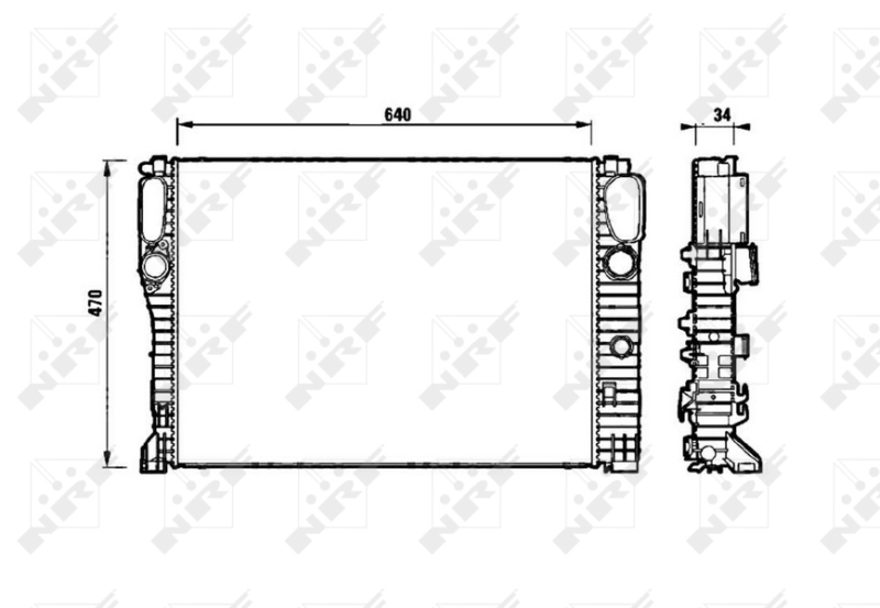 NRF Radiateur 53829