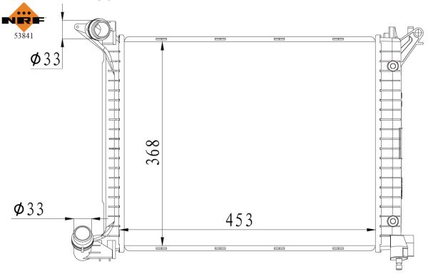 NRF Radiateur 53841