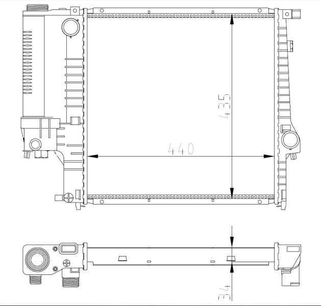 Radiateur NRF 53849A