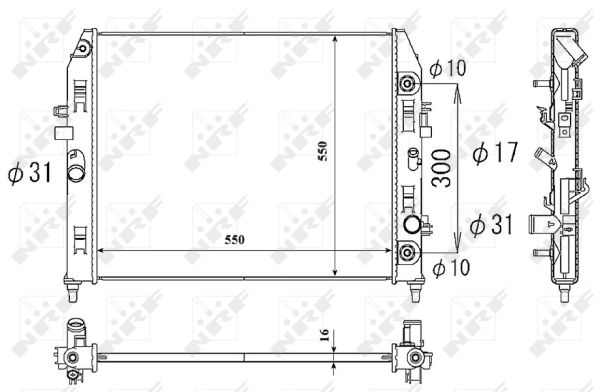 Radiateur NRF 53851