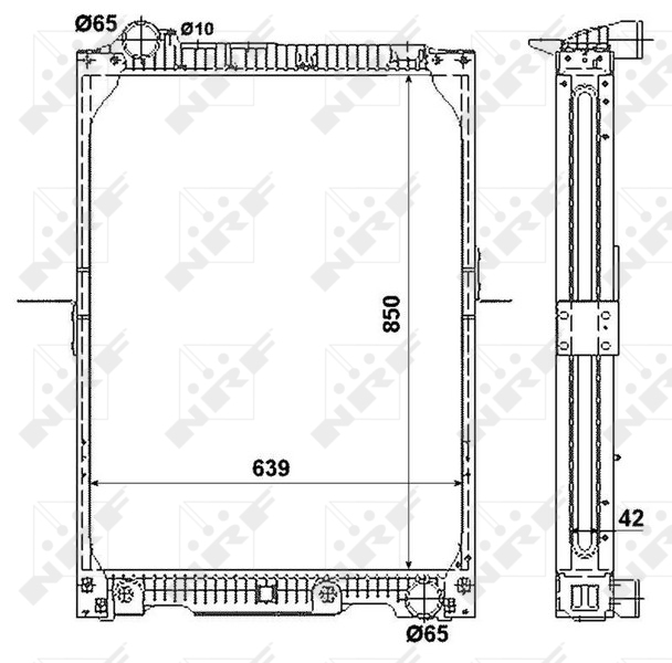 NRF Radiateur 53888