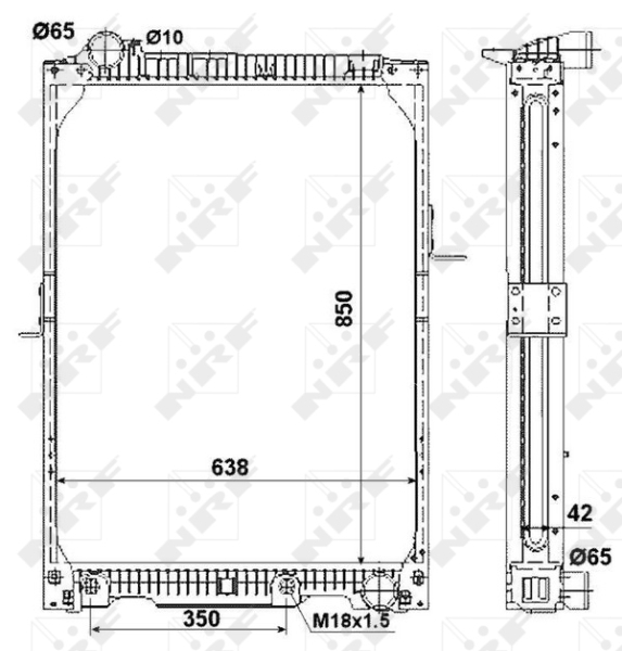 NRF Radiateur 53890