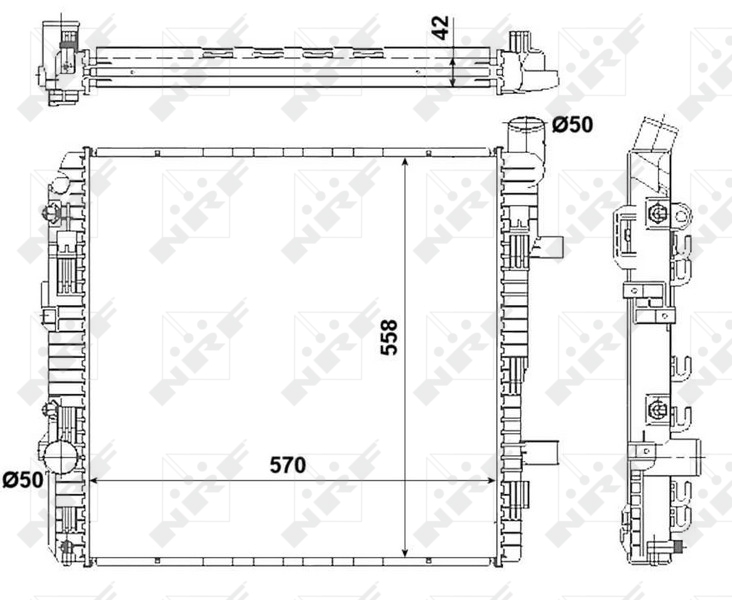 NRF Radiateur 53891