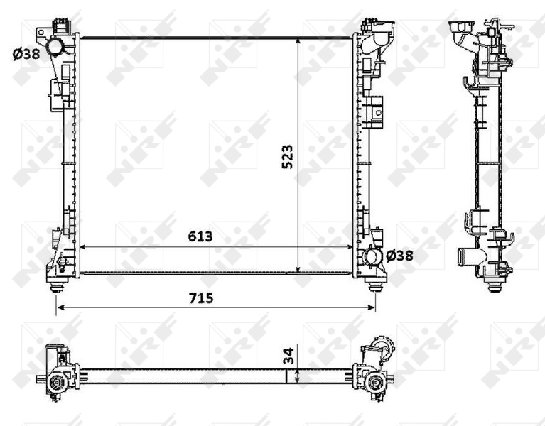 Radiateur NRF 53900