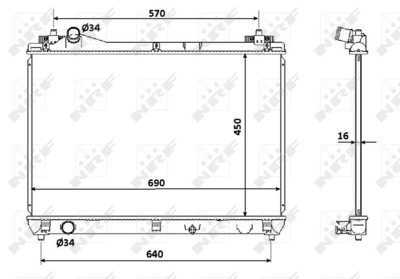 Radiateur NRF 53915