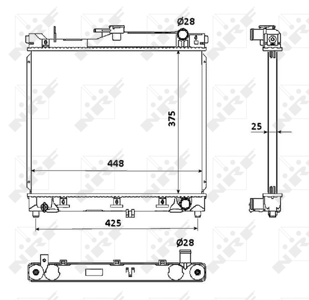 NRF Radiateur 53930