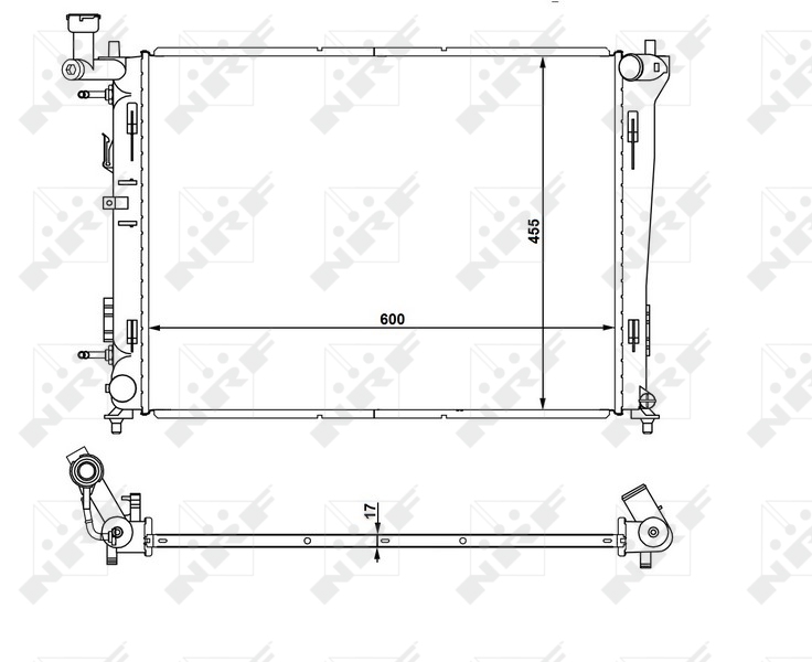 NRF Radiateur 53931