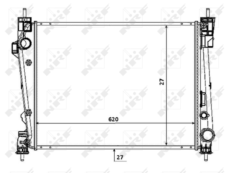 NRF Radiateur 53933