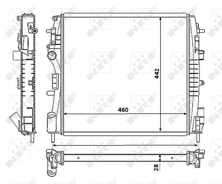 Radiateur NRF 53938